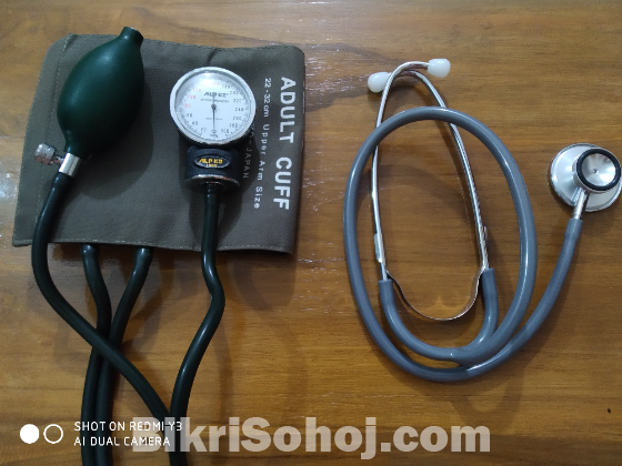 Bp machine & Stethoscope